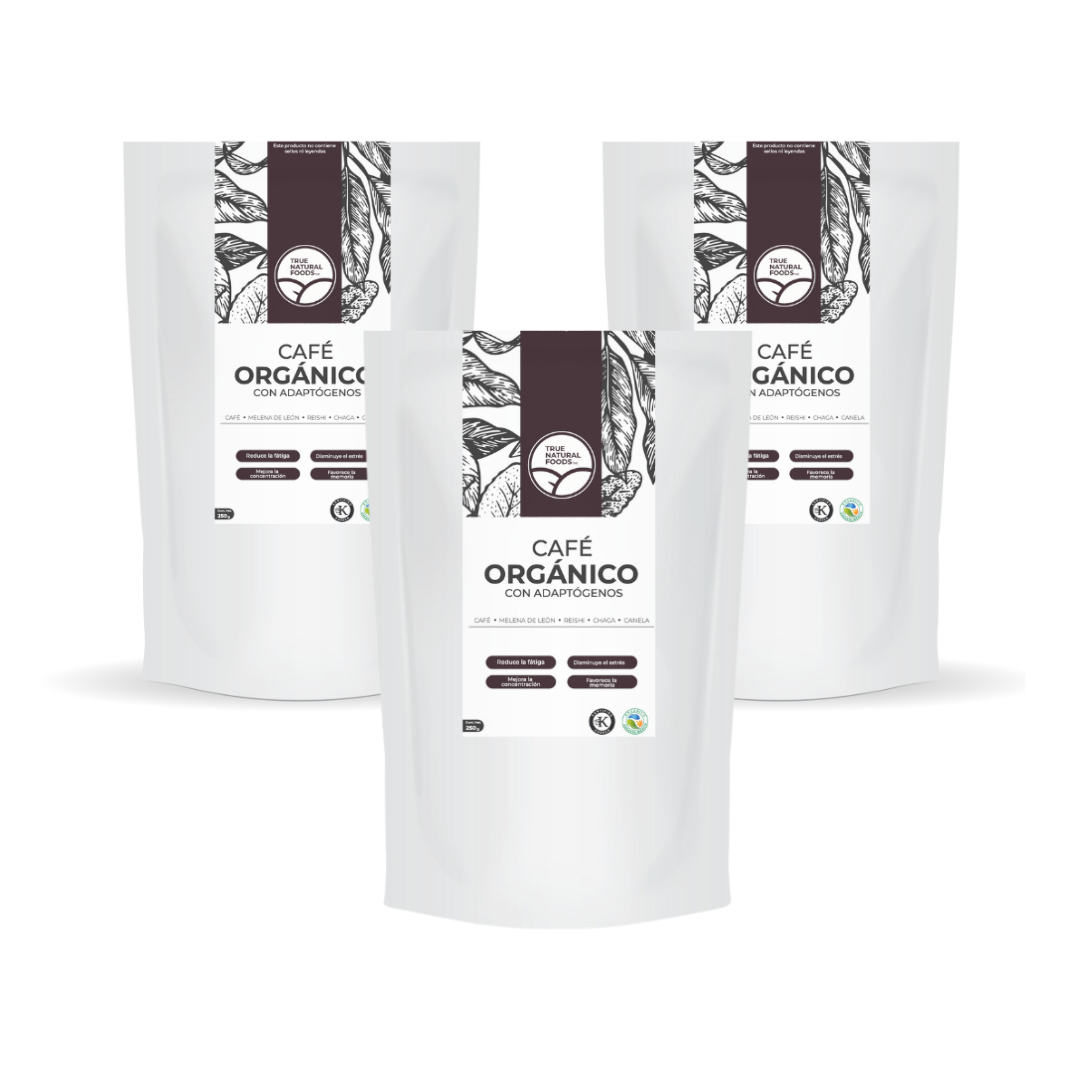 3 Bolsas de Café con Hongos Adaptógenos