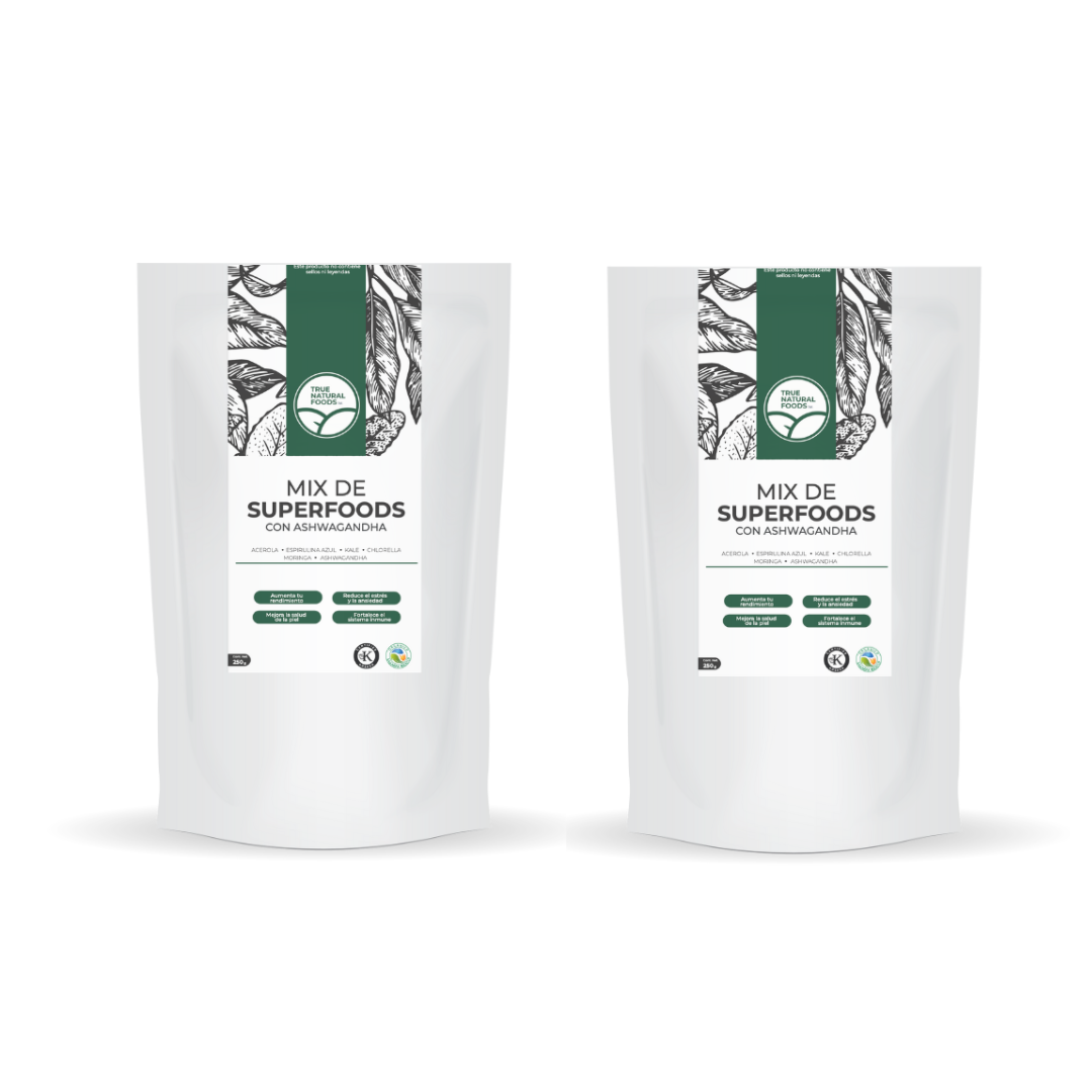 2 Bolsas Mix de Superfoods y Ashwagandha